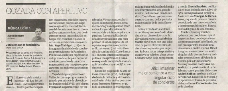 Crítica de Justo Romero 